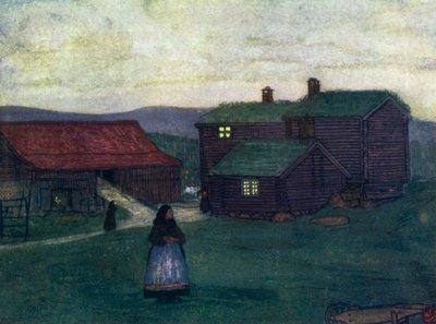 Norveç: Polonyalılardan yapılmış çiftlik evleri (renkli taş) by Nico Jungman