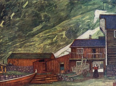 Norveç: Fiyort üzerinde, Sundalsoren (renkli taş) by Nico Jungman