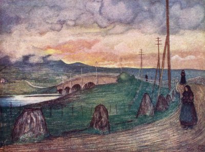 Norveç: Cehenneme Giden Yol, Trondhjem yakınında (renkli taş) by Nico Jungman