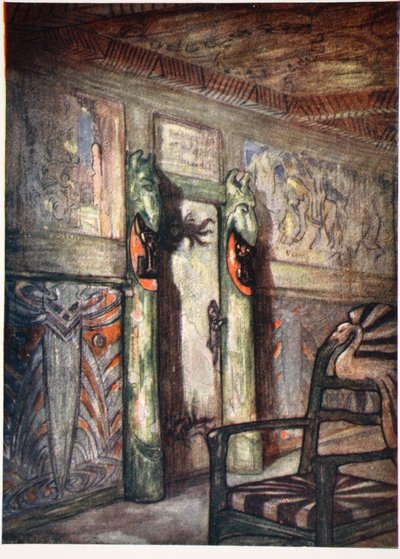 Munthe'nin Holmencollen'deki Odası, 1905 by Nico Jungman