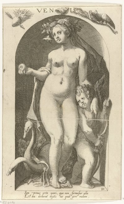 Venüs Venis (nesne üzerindeki başlık) Antik Tanrılar (dizi adı) by Nicolaas Braeu