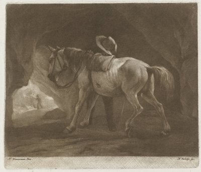 işeyen at by Nicolaas Verkolje