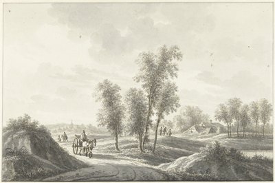 Gooi'deki Laren köyü by Nicolaas Wicart