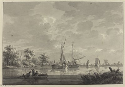 Waal Nehri üzerinde Tull by Nicolaas Wicart