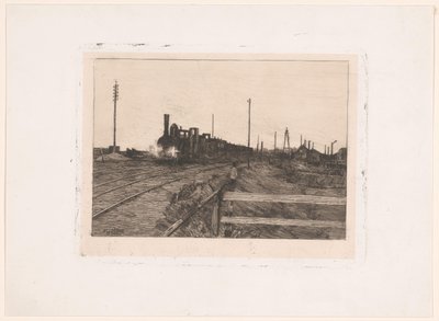 hareketli tren by Nicolaas van der Waay
