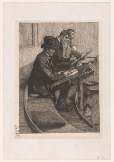 erkek çizim by Nicolaas van der Waay