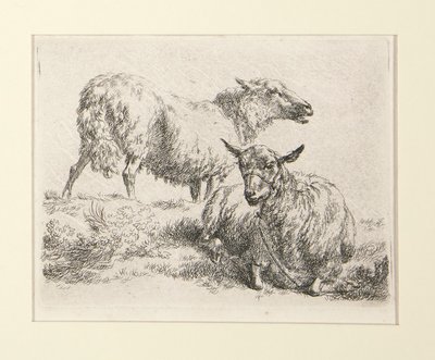 4 gravür by Nicolaes Berchem