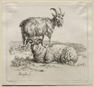 Animalia: Koç ve Keçi by Nicolaes Berchem