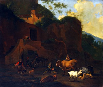Köylüler ve Sığırlar, 17. yüzyıl by Nicolaes Berchem