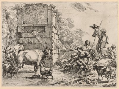 inek içme by Nicolaes Berchem