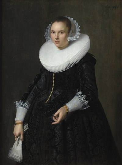 Bir Bayan Portresi by Nicolaes Eliasz. Pickenoy