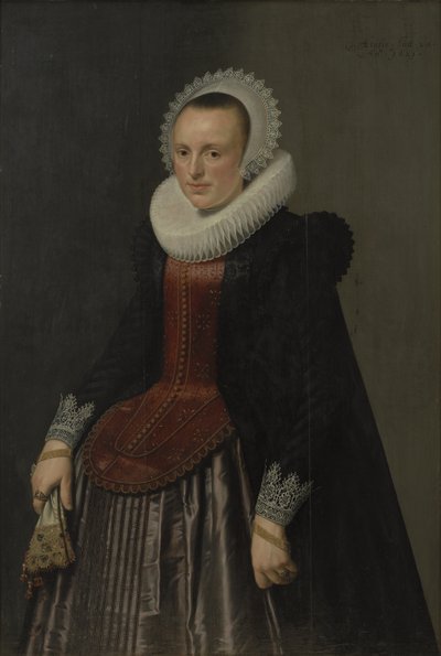 Bir Bayan Portresi by Nicolaes Eliasz. Pickenoy