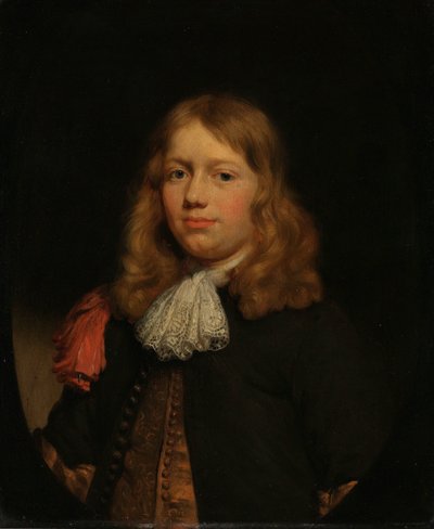 genç bir adam portresi by Nicolaes Maes (attributed to)