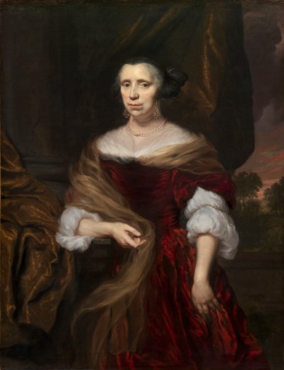 Bir Bayan Portresi by Nicolaes Maes