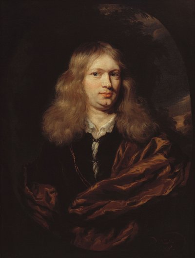 genç bir adam portresi by Nicolaes Maes