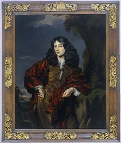 Genç bir adamın portresi, muhtemelen Simon van Alphen (1650-1730) by Nicolaes Maes