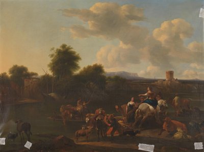 Sığır Feribotu by Nicolaes Pietersz Berchem (copy after)