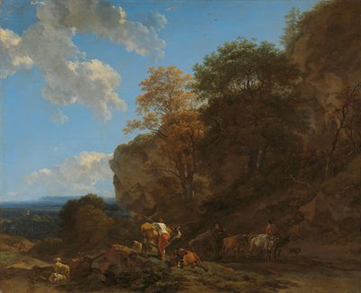 İtalyan Manzarası by Nicolaes Pietersz Berchem