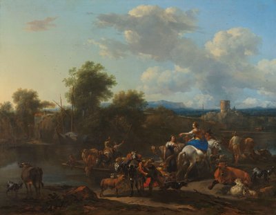 Sığır Feribotu by Nicolaes Pietersz Berchem