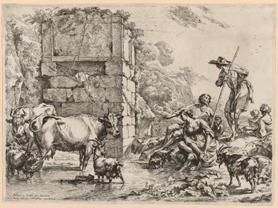 Sulama Yeri. by Nicolaes Pietersz. Berchem