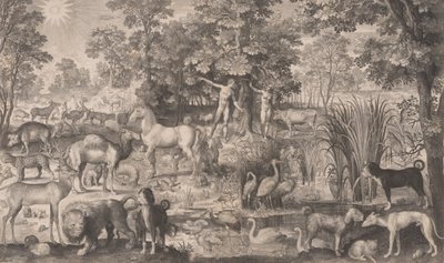 Adem ve Havva Cennette, 1631., 1631. by Nicolaes de Bruyn