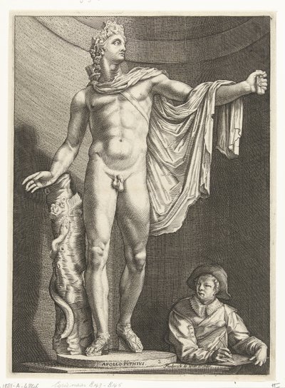Apollo Belvedere Apollo Pythivs (nesne üzerindeki başlık) Goltzius