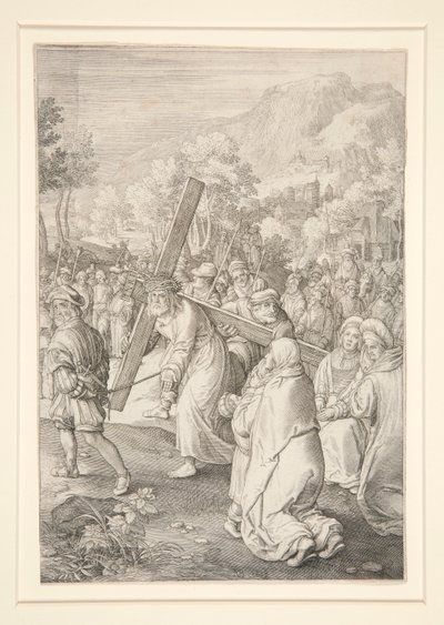 Haçı Taşıyan İsa (Tutku Serisi) by Nicolaes de Bruyn