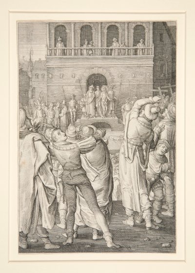 İnsanlara Gösterilen İsa (Tutku Dizisi) by Nicolaes de Bruyn