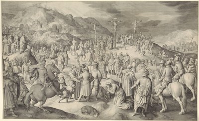 İsa çarmıhta by Nicolaes de Bruyn