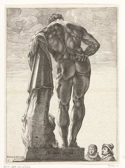 Herkül Farnese Hercules Victor (nesne üzerindeki başlık) Goltzius