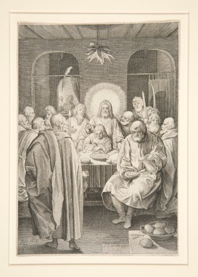 Son Akşam Yemeği (Tutku Serisi) by Nicolaes de Bruyn