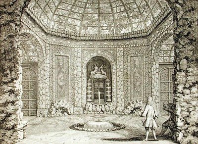 Bir mağaranın görünümü, geç 17. yüzyıl (gravür) by Nicolaes the Elder Visscher