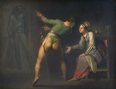 Hamlet ve annesi. Shakespeare