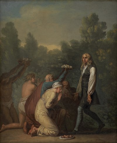 Niels Klim, Quamitlerin Saygısını Aldı. by Nicolai Abildgaard