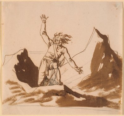 Niels Klim, Norveç kayalıklarında yeniden ortaya çıktı by Nicolai Abildgaard
