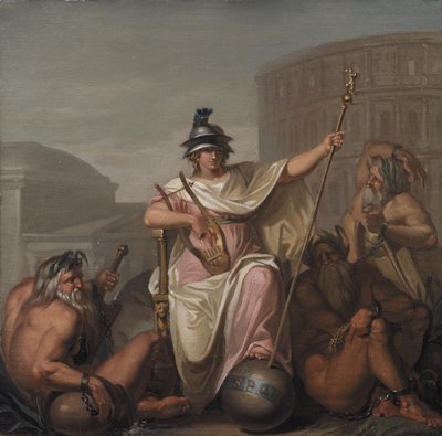 Dünyanın Hükümdarı olarak Roma by Nicolai Abildgaard