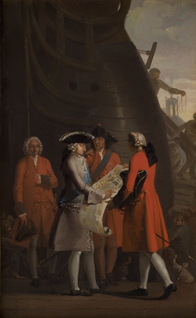Christian VI Döneminde Kopenhag Rıhtımının İnşası by Nicolai Abildgaard