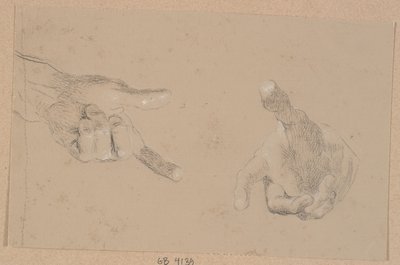 Bir elin iki çalışması by Nicolai Abildgaard