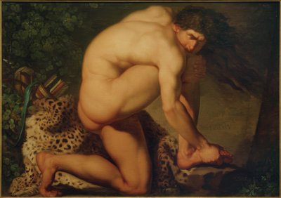 yaralı Philoctetes by Nicolai Abraham Abildgaard