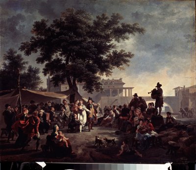 Rustik Kır Düğünü. Nicolas Antoine Taunay