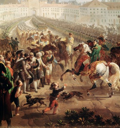 Napolyon Bonapart komutasındaki Fransız ordusu 24 Ekim 1805
