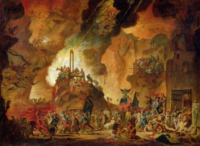 Cehennemde Giyotin Zaferi by Nicolas Antoine Taunay