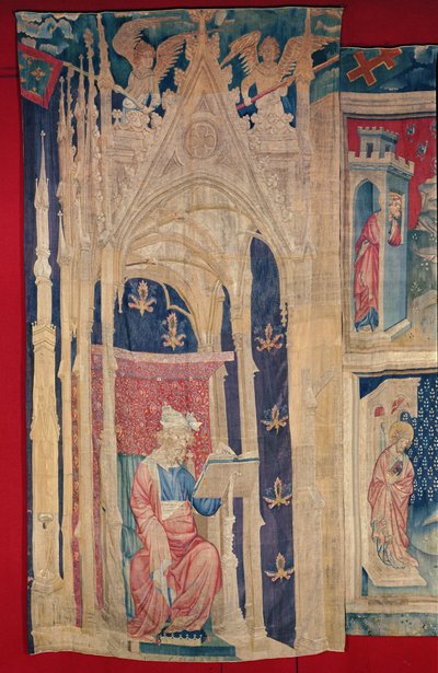 The Reader, from the Apocalypse Goblen of Angers, 1373-87 (goblen) by Nicolas Bataille