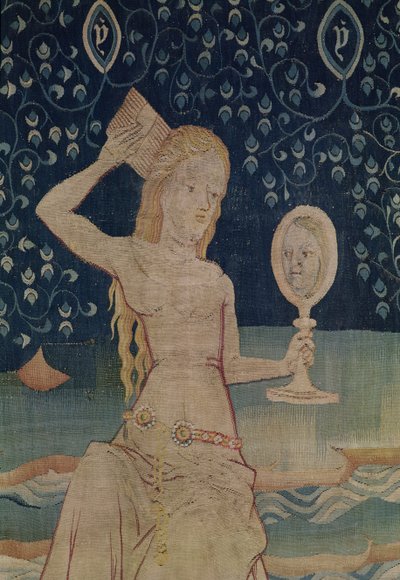 Babil Fahişesi, Öfkelerin Kıyametinden 64 numara, 1373-1387, 181983 tarihli goblen detayı by Nicolas Bataille