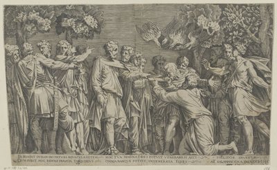 Ancius de augur by Nicolas Beatrizet (attributed to)