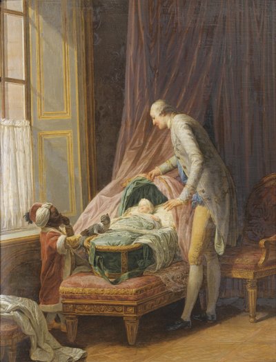 Louis Philippe Joseph dOrléans 1747-1793, Beşikte, 1774 by Nicolas Bernard Lepicie