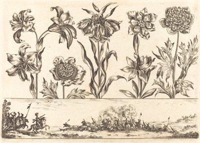 Çiçek Baskı no.8 by Nicolas Cochin after Balthasar Moncornet