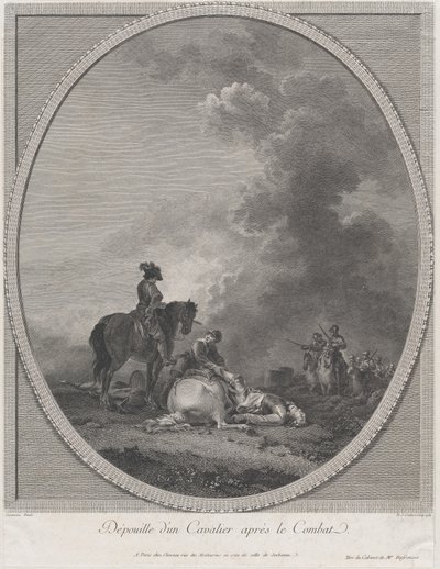 Savaştan Sonra Bir Askerin Kadavrası, 1781., 1781. by Nicolas Colibert