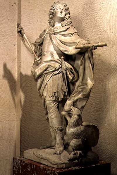Fransa Kralı XV. Louis (1710-1774) Jüpiter olarak by Nicolas Coustou