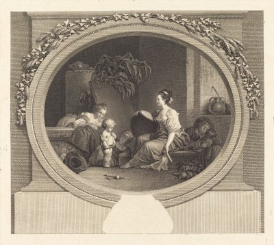 lütfen söyle by Nicolas Delaunay after Jean Honoré Fragonard